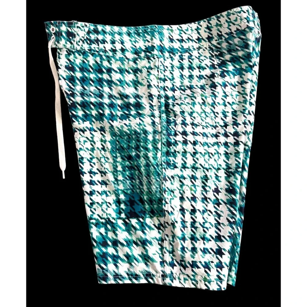 Mossimo Supply‎ Co. Board Shorts Men's Size 36 Torquise Swim Trunks Drawstring